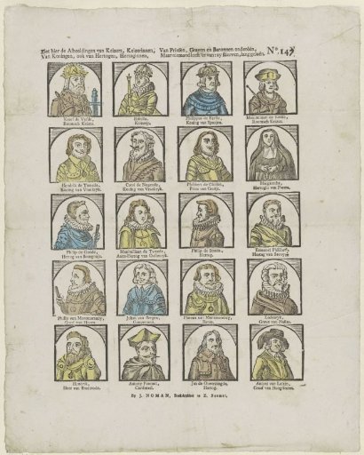 Here you see the images of emperors, empresses, / Of kings, also of dukes, duchesses, / Of princes, counts and barons together, / But no one lives there: they died long ago