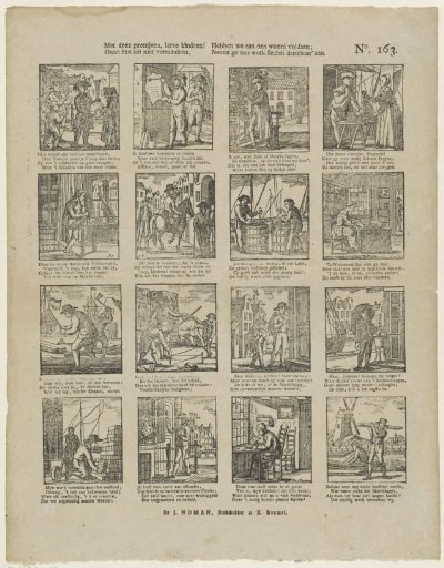 With these little prints, dear children! / Our pleasure will not diminish, / Having fulfilled our word; / If you but accept our work gratefully
