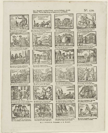 Look, boys! at this print, if it pleases you, and see / Therein, what happens in war on land and sea