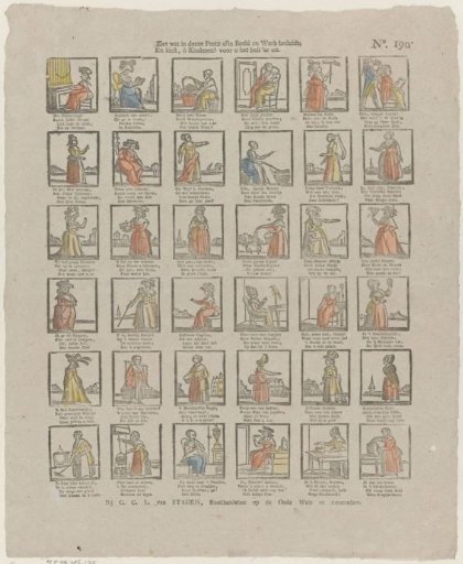 See what each image and work in this print signifies, / And choose, O children! the best for yourself