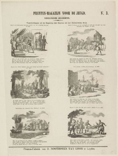 Scenes from the reign of the counts of the House of Holland