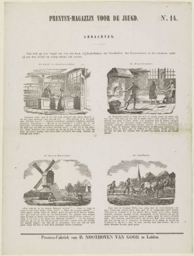 Here you have, dear youth! something about the cake and pastry baker, the bread baker, the corn miller and the farmer; so that you may become somewhat acquainted with their trades