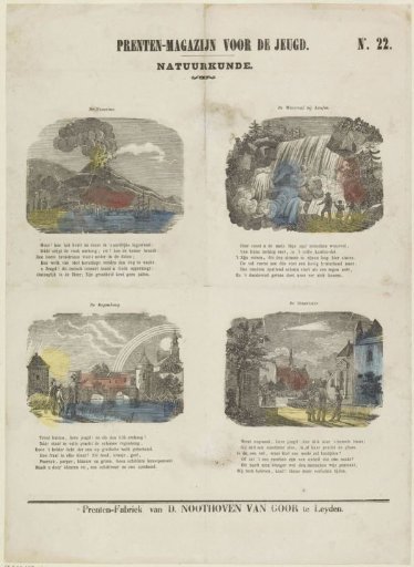 Vesuvius, the Rhine Falls, a rainbow and a falling star