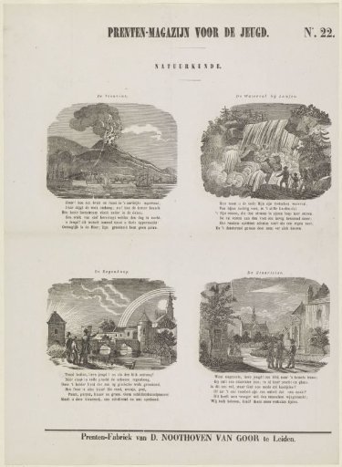 Vesuvius, the Rhine Falls, a rainbow and a falling star