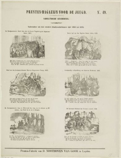 Scenes from the first stadtholderless period. 1650 to 1672