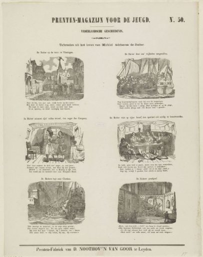 Scenes from the life of Michiel Adriaansz. de Ruyter