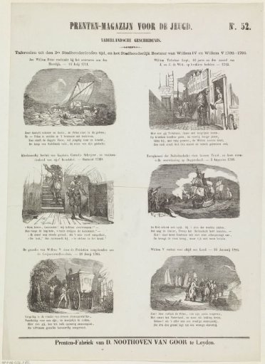 Scenes from the second period without a stadtholder, and the stadtholderate of William IV and William V 1702-1795