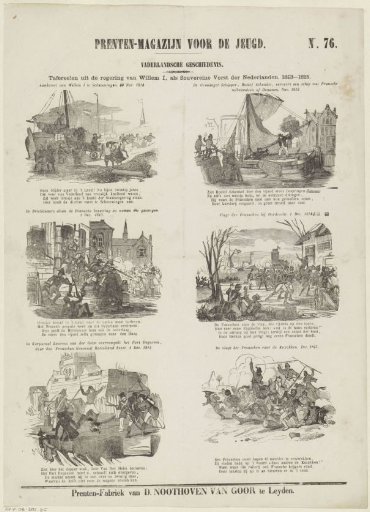 Scenes from the reign of William I, as sovereign prince of the Netherlands. 1813-1815