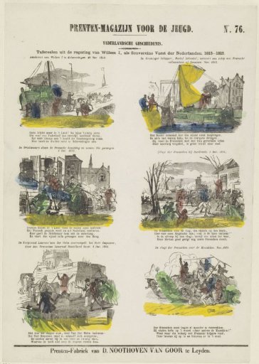 Scenes from the reign of William I, as sovereign prince of the Netherlands. 1813-1815