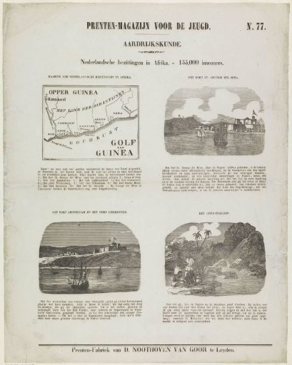 Dutch possessions in Africa. - 155,000 inhabitants