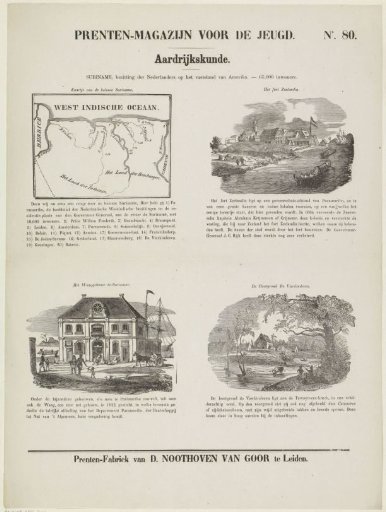 Suriname, possession of the Dutch on the mainland of America. - 65,000 inhabitants