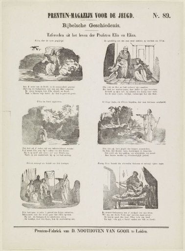 Scenes from the life of the prophets Elijah and Elisha