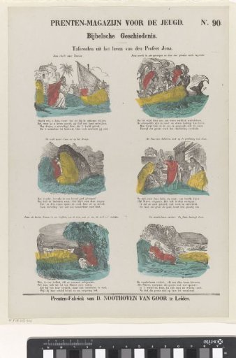 Scenes from the life of the prophet Jonah