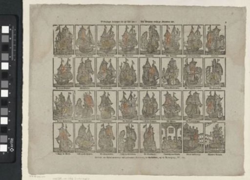 The war fleets of the Lords States General / and those of the King of England
