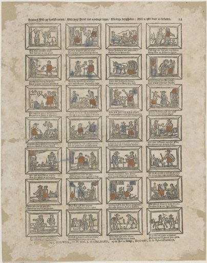 Children, Do You Wish to Be Merry / Read This Print with Attention / All These Occupations / Spend Your Time in Them