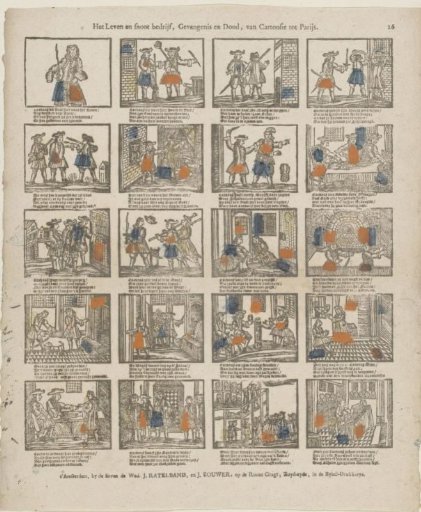 The life and base conduct, imprisonment and death, of Cartousie in Paris