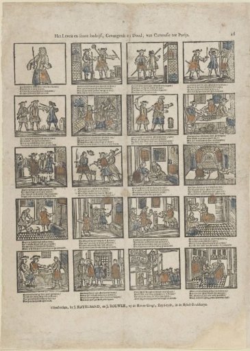 The life and base conduct, imprisonment and death, of Cartousie in Paris
