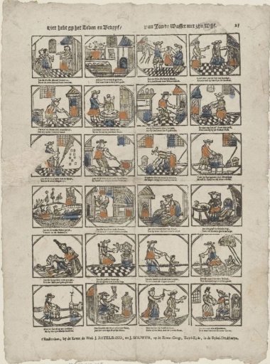 Here you have the life and conduct / Of Jan de Wasser with his wife