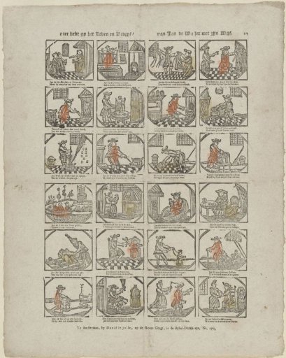 Here you have the life and conduct / Of Jan de Wasser with his wife