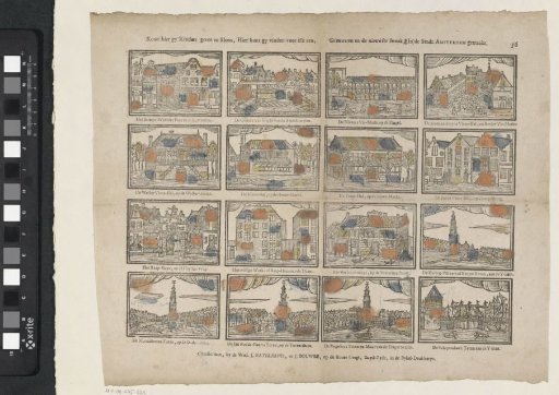Come here, you children, great and small, here you can find for each one; Buildings in the newest fashion, made in the city of Amsterdam