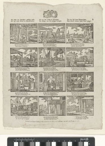 Who sets the limit of human exercise, / As they, through art and manual labor [(...)]