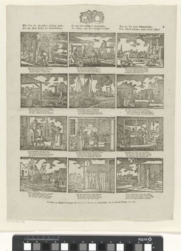 Who sets the limit of human exercise, / As they, through art and manual labor [(...)]