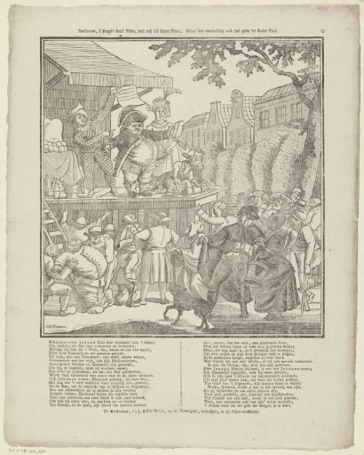Behold, O youth! this print; laugh freely at this plate, But read attentively also what is written below it