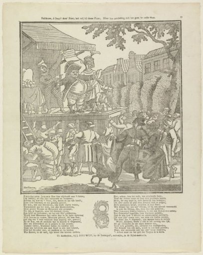Behold, O youth! this print; laugh freely at this plate, But read attentively also what is written below it
