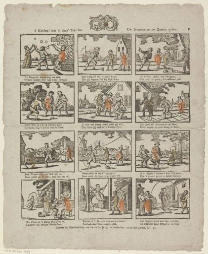 O children! see in these scenes / Your brothers and your sisters playing