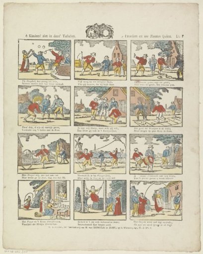 O children! see in these scenes / Brothers and your sisters playing