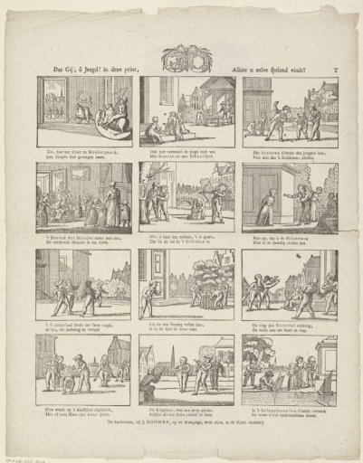 That you, O youth! in this print, / Here find yourself playing!
