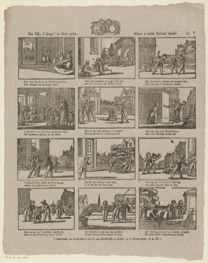 That you, O youth! in this print, / Here find yourself playing!