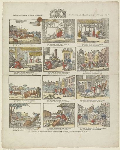 Rejoice, children! of peasant or burgher stock, / This print shows you in the ox the gold mine of the land