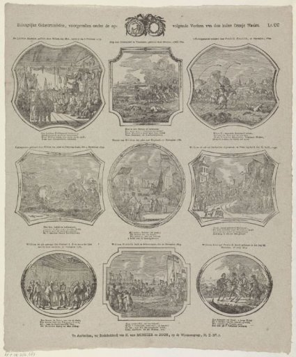 Important events, occurring under the succeeding princes of the house of Orange Nassau