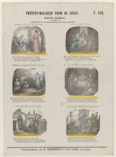 Scenes from the history of the birth of Jesus