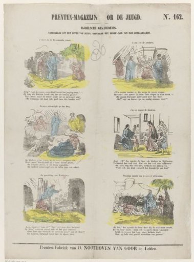 Scenes from the life of Jesus, during the third year of his teaching office