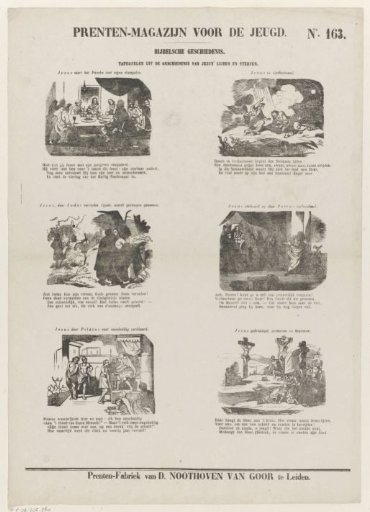 Scenes from the history of Jesus' passion and death