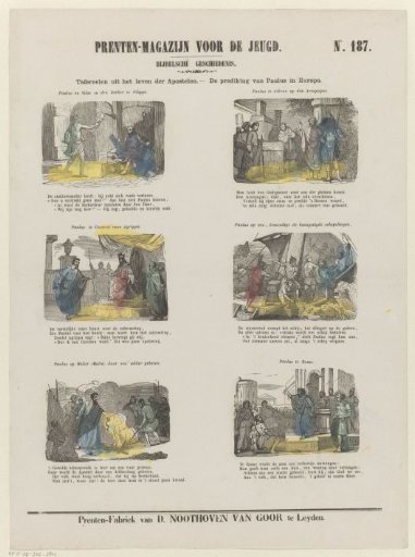 Scenes from the Life of the Apostles. - The Preaching of Paul in Europe