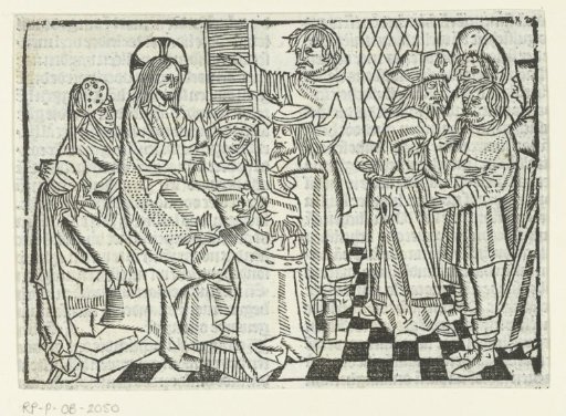 Christ healing the man with the withered hand