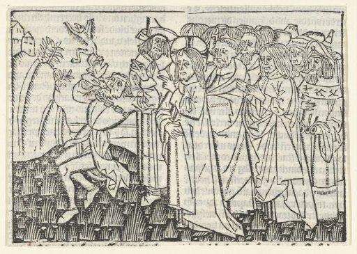 Christ healing a possessed man