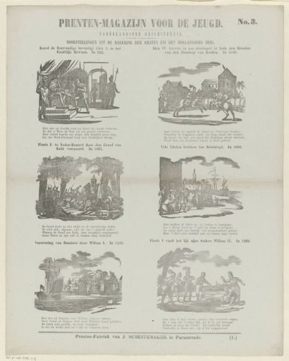 Scenes from the reign of the counts of the House of Holland