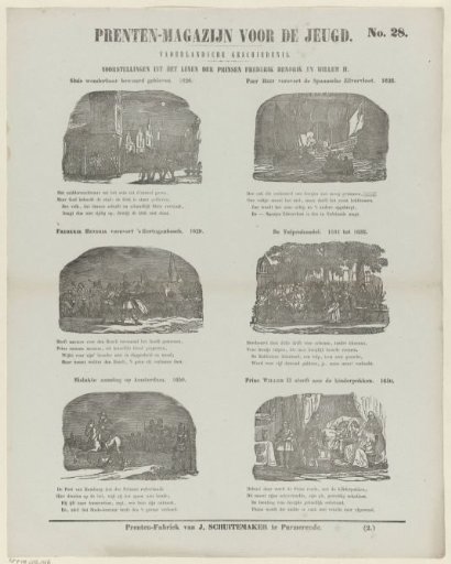 Scenes from the life of the princes Frederick Henry and William II