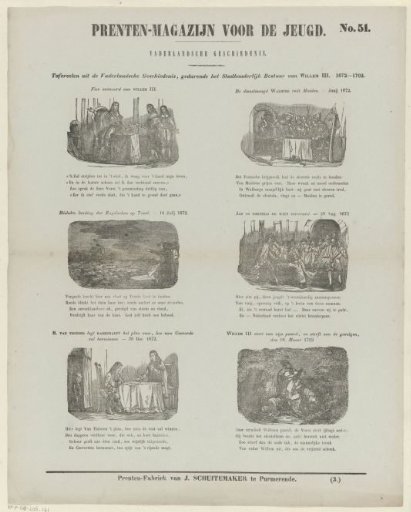 Scenes from National History, During the Stadtholderate of William III 1672-1702