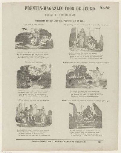 Scenes from the life of the prophets Elijah and Elisha