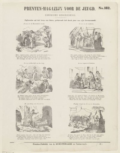 Scenes from the life of Jesus, during the third year of his teaching office