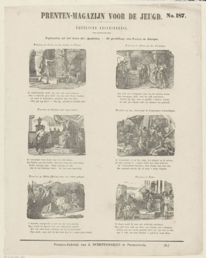 Scenes from the Life of the Apostles. - The Preaching of Paul in Europe
