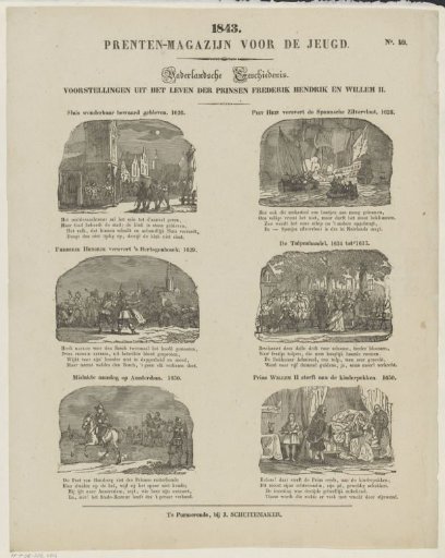 Scenes from the lives of Princes Frederick Henry and William II