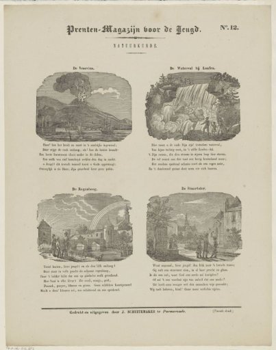 Vesuvius, the Rhine Falls, a rainbow and a falling star