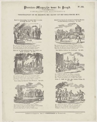 Scenes from the reign of the counts of the House of Holland
