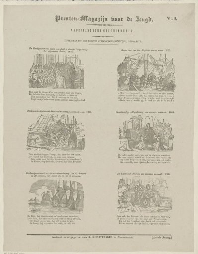Scenes from the first period without a stadtholder. 1650 to 1672